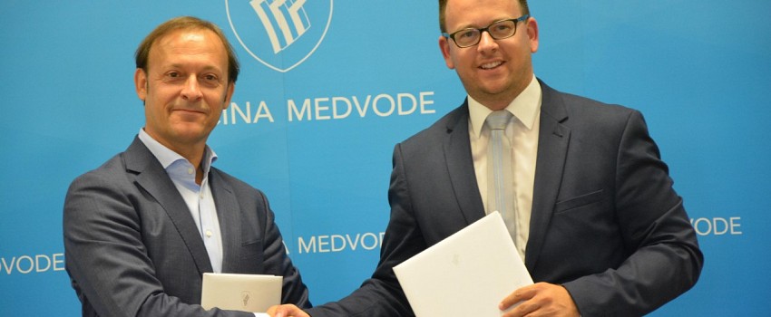 Občina Medvode podpisala pogodbo za sočasno gradnjo komunalne infrastrukture